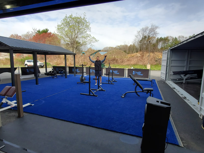Outdoor gym at Capital Fitness, Carver, MA
