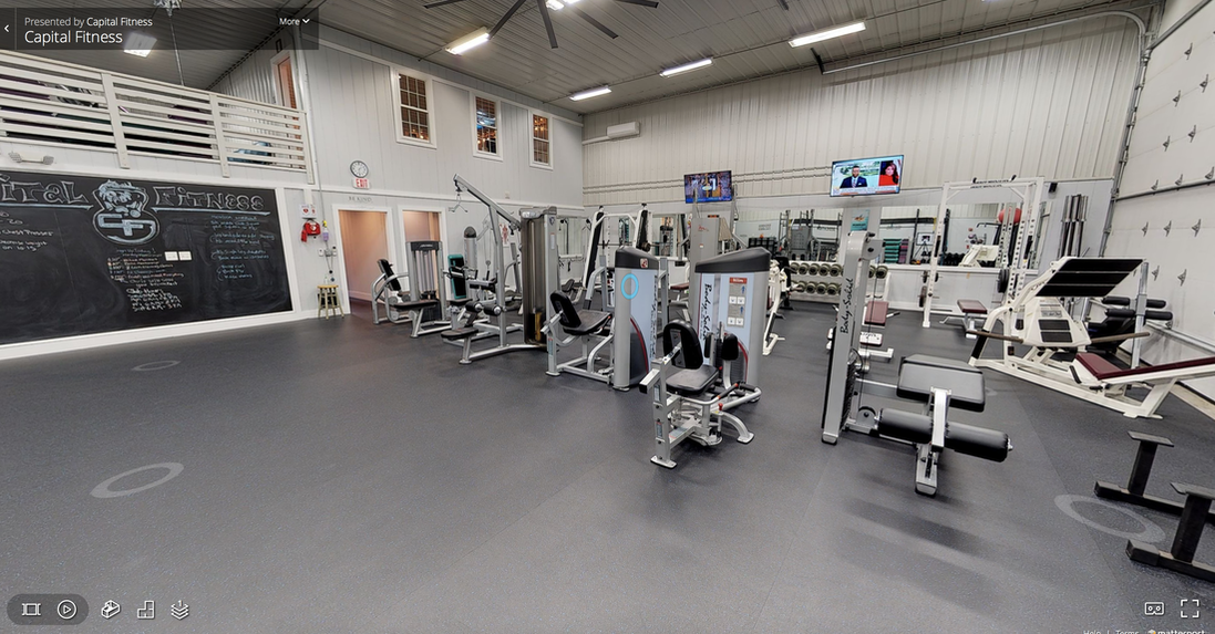 3D interactive virtual tour of Capital Fitness